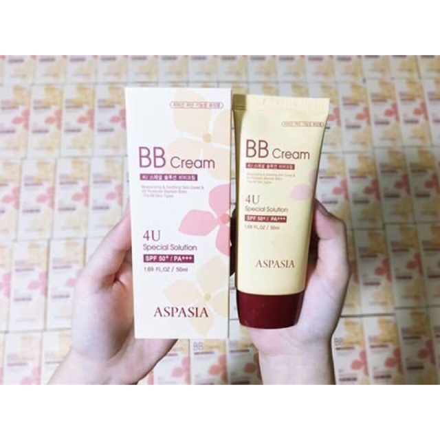 Kem Nền Chống Nắng Aspasia 4U Special B.B Solution Cream Spf50 Pa+++