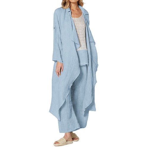 Áo khoác Cardigan dáng rộng dài thiết kế dành cho nữ Zanzea