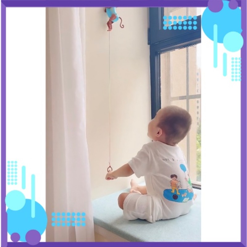 Đồ Chơi Thông Minh Chú Khỉ Leo Dây Dễ Thương Ngộ Nghĩnh