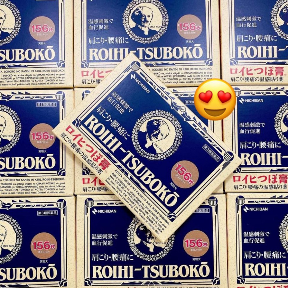 Cao Dán Huyệt Đạo Roihi Tsuboko 156 Miếng Nhật Bản - Miếng Dán Giảm Đau Xương Khớp - nhuquynhdart