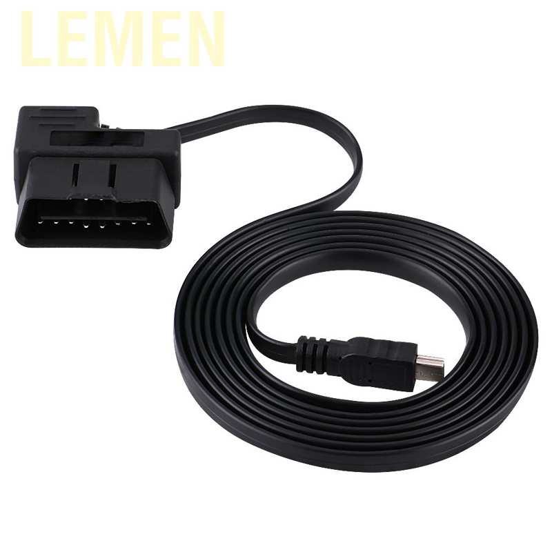 Dây Cáp Chuyển Đổi Từ Cổng Obd-Ii Obd2 Sang 16pin 180cm Cho Xe Hơi