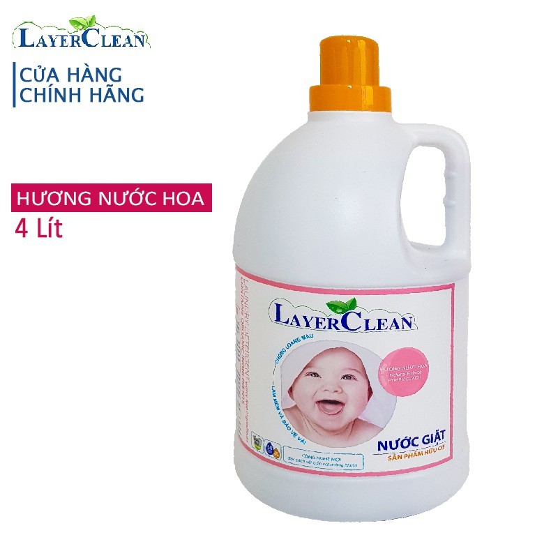 Nước giặt hữu cơ LayerClean hương Poppy Coach - can 4L