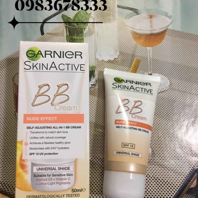 Kem Nền Trắng Da Bb Cream Garnier