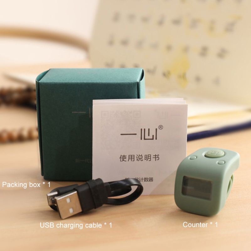 Máy bấm đếm Ký Số Câu Niệm Phật Cao Cấp Pin Sạc