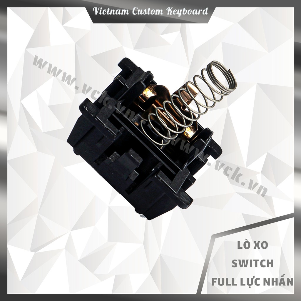 16 Loại Lò Xo Switch Full Lực Nhấn | Gold Springs | Silver Springs | Lò Xo Bàn Phím Cơ | VCK