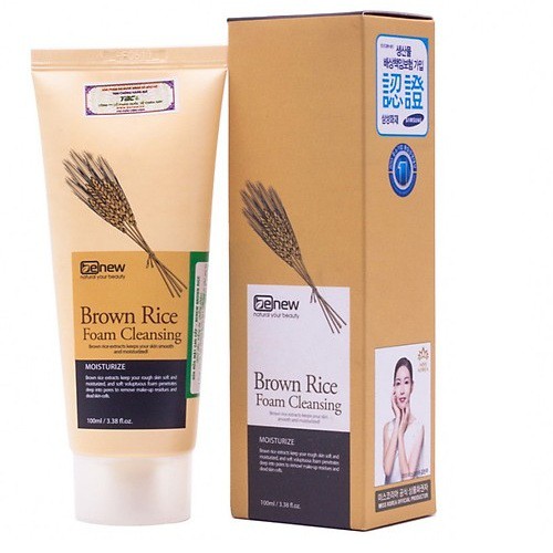 Combo 2 Sữa rửa mặt gạo BENEW BROWN RICE FOAM CLEANSER Hàn quốc 100ml/Hộp trắng da, dưỡng ẩm, sạch nhờn