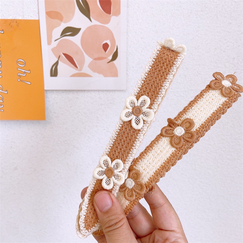 Bờm Cài Tóc  động vật Cute - bờm vải kèm miếng dính dạng băng đô cho bé Ongvove BKL