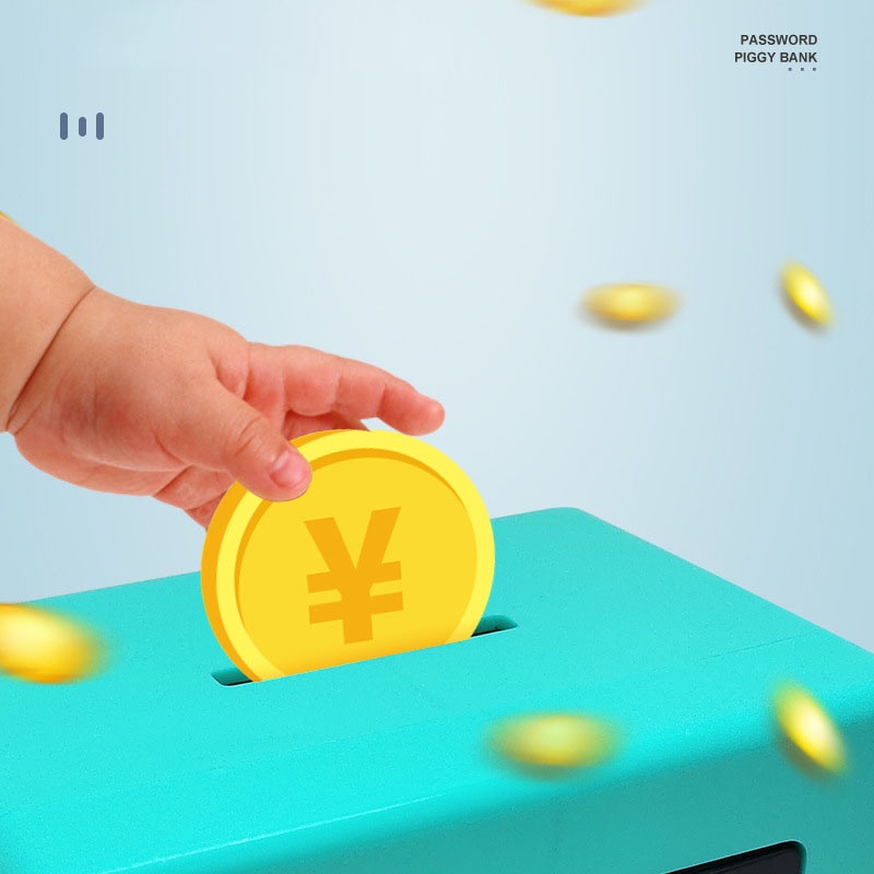 Hộp Đựng Tiền Tiết Kiệm Có Khóa Mật Khẩu Thiết Kế Sáng Tạo Cho Bé