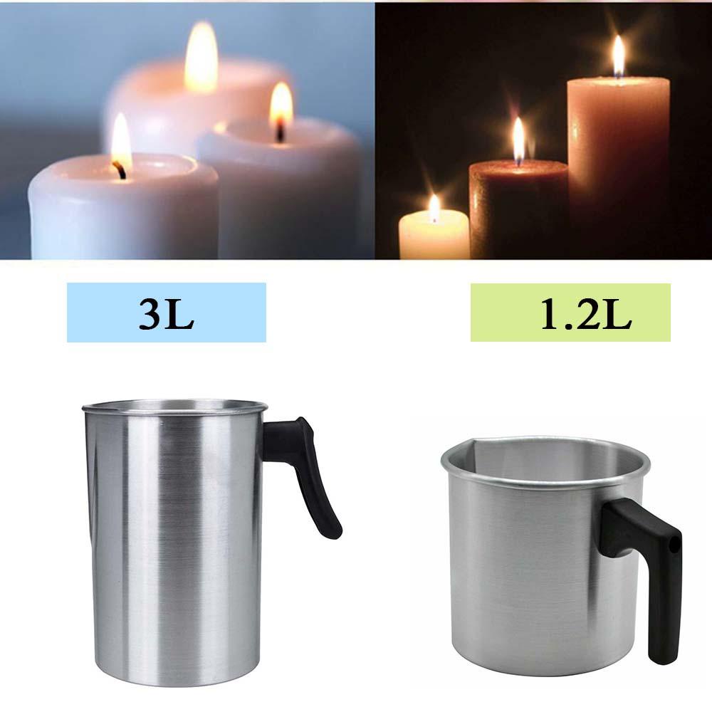 Bình Rót Sáp Nến Bằng Nhôm Dung Tích 1.2 / 3l Tiện Dụng