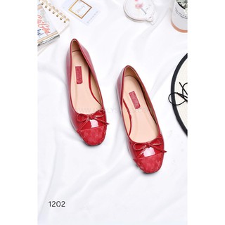 [Form lớn giảm 1 size] Giày búp bê mũi vuông HANULA 1202