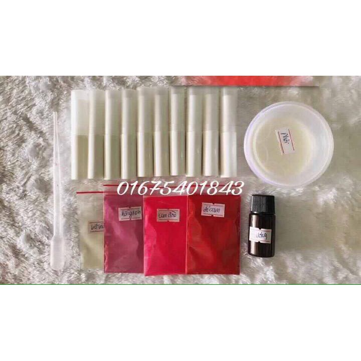 Bộ kit làm son không cần khuôn