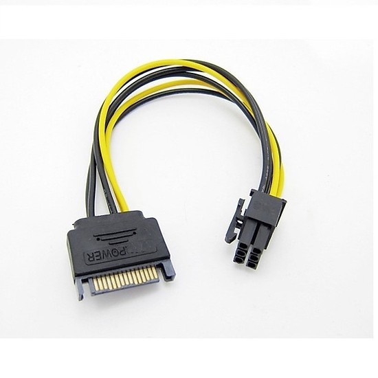 Cáp Chuyển Nguồn SATA Sang 6 pin