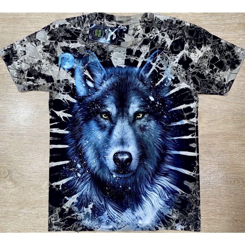 Áo Thun 3D Thái Lan hình sói tuyết dành cho nam và nữ