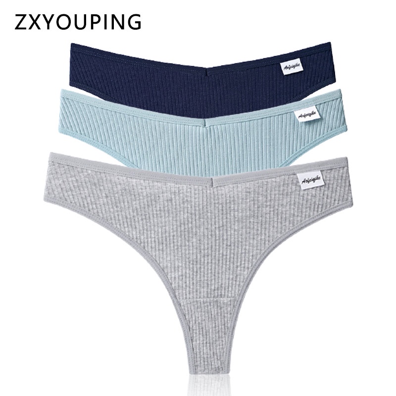 AOFEIQIKE Quần lót cotton mềm mại size M-XL cho nữ