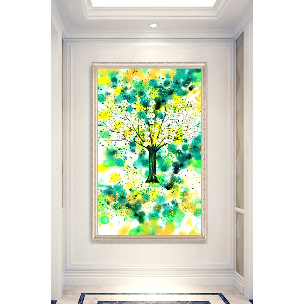 In hình ép gỗ Laminate TRANH HÀNH LANG HIỆN ĐẠI - Mẫu 56 (50x75, 60x90, 70x110). In ảnh theo yêu cầu