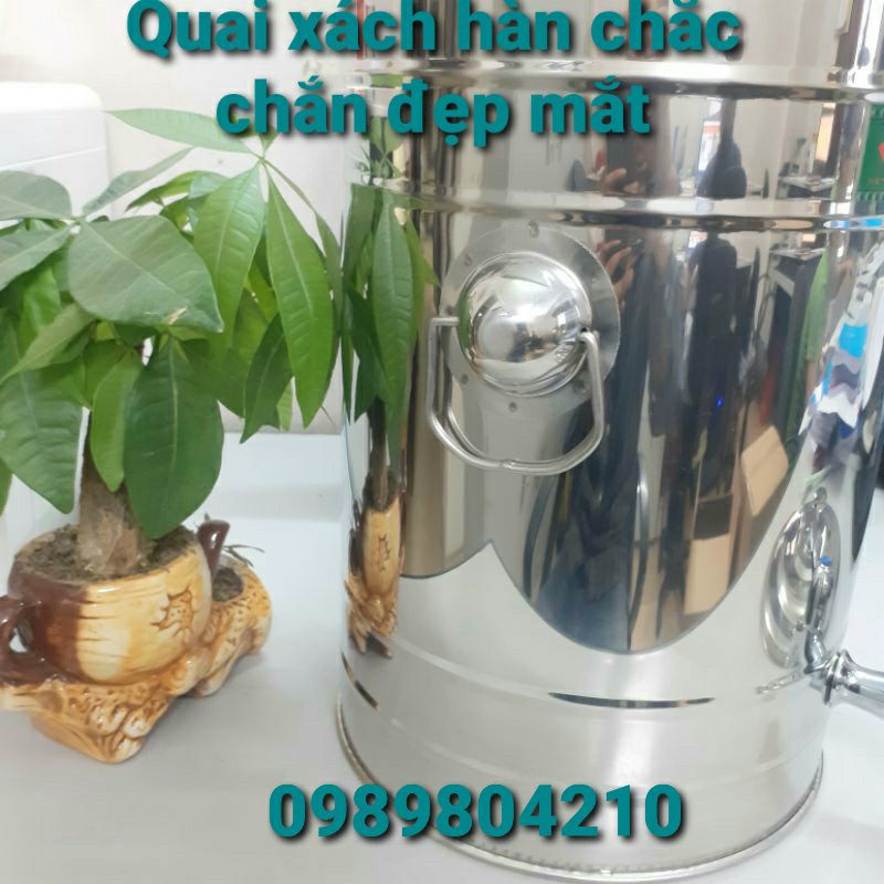Bình đựng nước inox 20 lít có vòi SUS 304 ,Bình nước inox 20 l,Bình nước inox có vòi inox 304