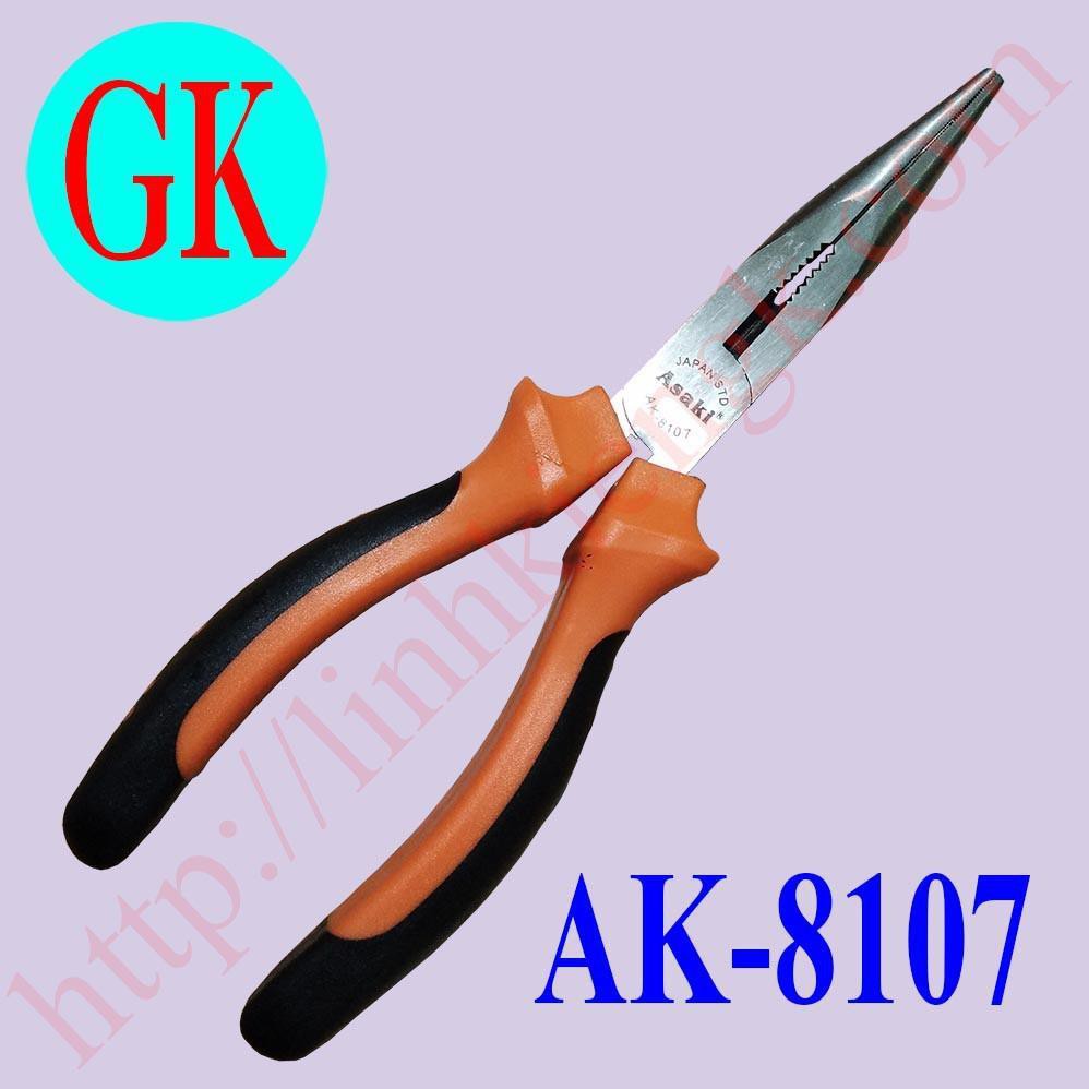 Kìm nhọn asaki AK-8107 loại tốt