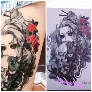Hình xăm dán ( cô gái thần chết)
