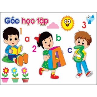 Tranh góc bitis mầm non( Tranh chuẩn màu sắc và chất lượng )