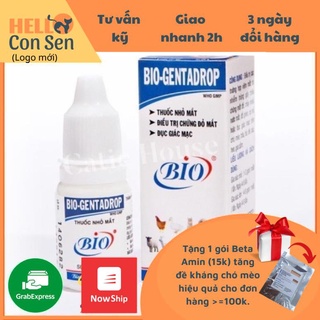 Dung dịch nhỏ mắt chó mèo Bio Gentadrop 10ml