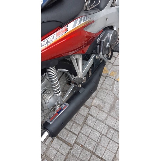 Pô Uma V4 1:1 đít inox gắn sirius-wave-Dream-Jupiter-Taurus