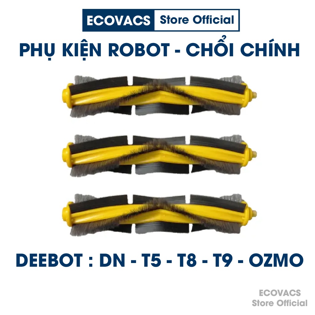 Phụ kiện chổi giữa, chổi chính Robot hút bụi lau nhà Ecovacs Deebot DN33 DN55 T5 T8 T9 N8 Ozmo 900 920 950 | BigBuy360 - bigbuy360.vn