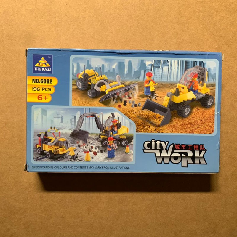 Bộ Đồ Chơi LeGo CiTy Work ( dành cho trẻ từ 6 tuổi trở lên ) KaZi-6092
