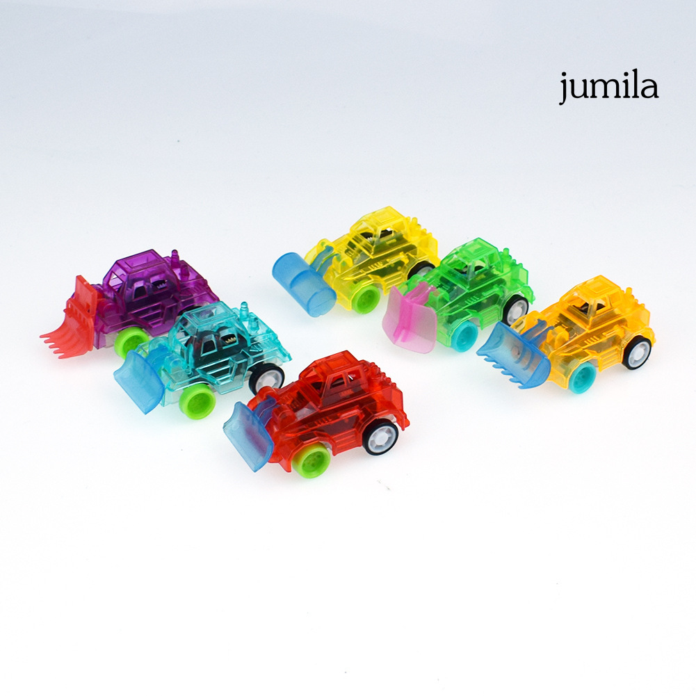 Xe Công Trình Đồ Chơi Kéo Lùi Nhiều Màu Sắc Vui Nhộn Cho Bé