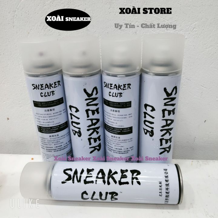 Chai Xịt Tạo Bọt Vệ Sinh Giày- Sneaker Club 300ml Cao Cấp/ Xoài Sneaker86