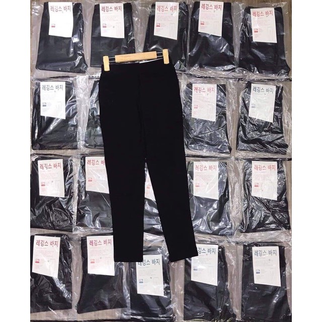 Quần legging chất Hàn mác Vuông siêu co giãn