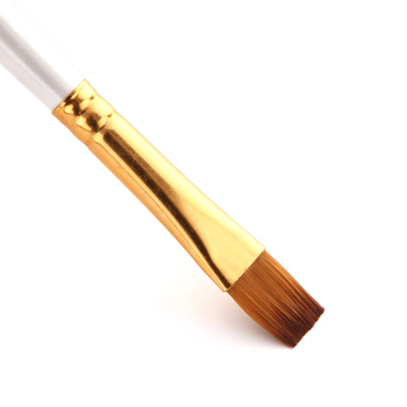 Set 13 Cọ Vẽ Tranh Sơn Dầu Cán Gỗ Nylon