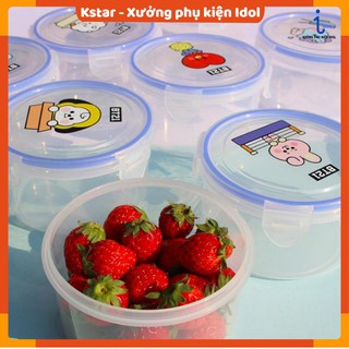 Hộp đựng thức ăn hình nhân vật Bangtan ( A2D02 )