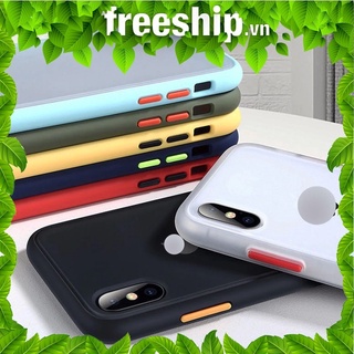 Ốp lưng chống sốc ốp nhám mờ viền màu đủ mã iPhone 6/6 Plus 7/7 Plus/8 Plus/ X/ XS/ XS Max/ XR/ 11/ 11 Pro/11 ProMax