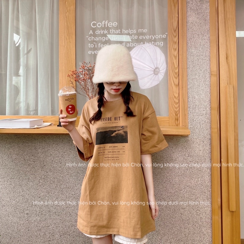 Áo thun 3158 MÀU VÀNG TRẦM hàng loại 1 chất dày dặn Unisex CHÒN CLOTHING