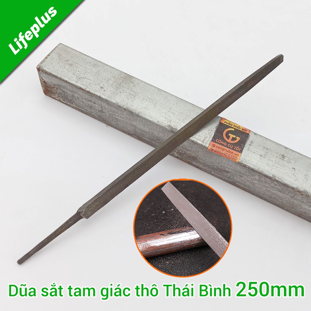 Dũa sắt tam giác thô Thái Bình