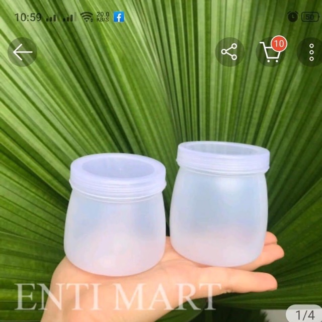 Hũ đựng sữa chua (combo 10 hũ)