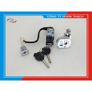 Bộ khóa xe máy click 8 cạnh