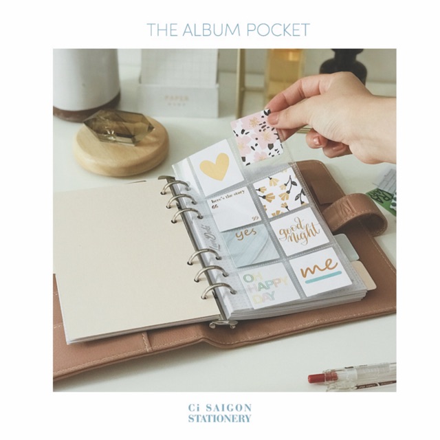 Túi nhựa đựng album cho sổ còng - The album pocket