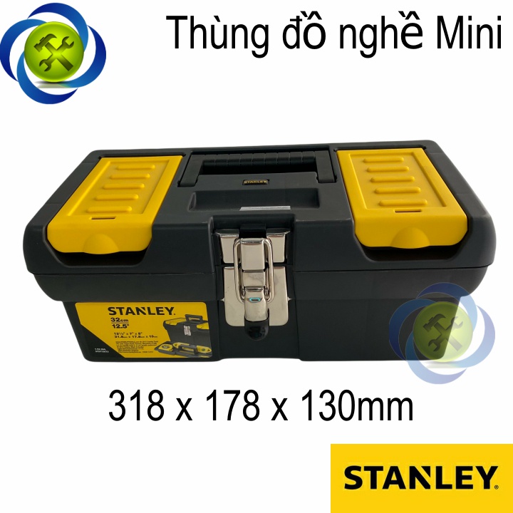 Thùng đồ nghề nhựa mini Stanley 92-064 kích thước 318mm x 178mm x 130mm