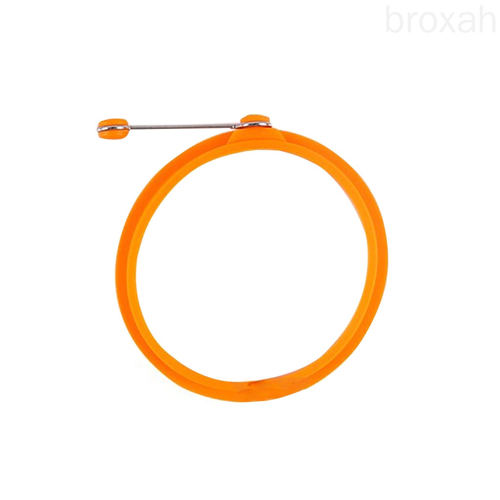 Khuôn Chiên Trứng Hình Tròn Bằng Silicone Chống Dính Có Tay Cầm Tiện Dụng