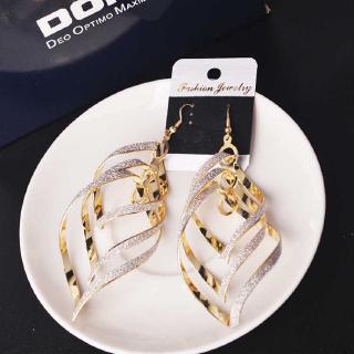 High Quality Laminated Spiral Earrings
