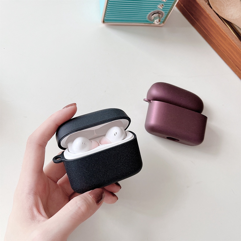 Vỏ Bảo Vệ Hộp Sạc Tai Nghe Bluetooth Không Dây Baseus Bowie M2 Màu Trơn Chống Sốc