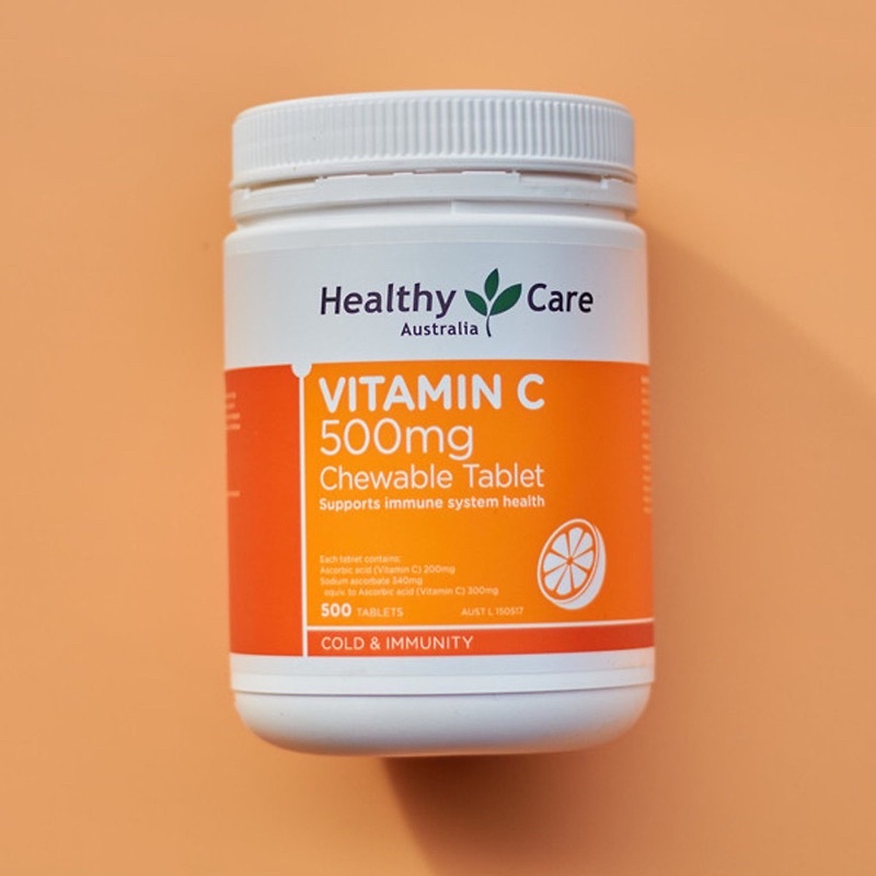 [Mã 254FMCGSALE giảm 8% đơn 500K] Viên Nhai Bổ Sung Vitamin C của Úc date xa 500V