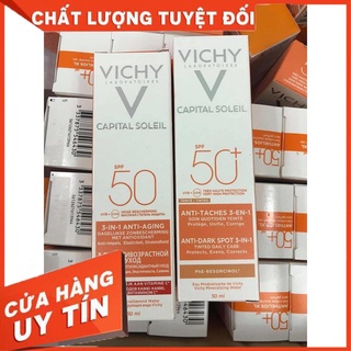 Kem Chống Nắng Vichy Capital Soleil SPF 50 Anti-Ageing 3-in-1