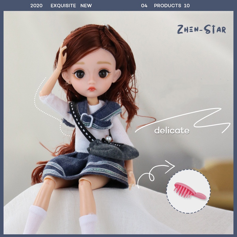 Búp bê công chúa Barbie mặc đầm xinh xắn 32cm