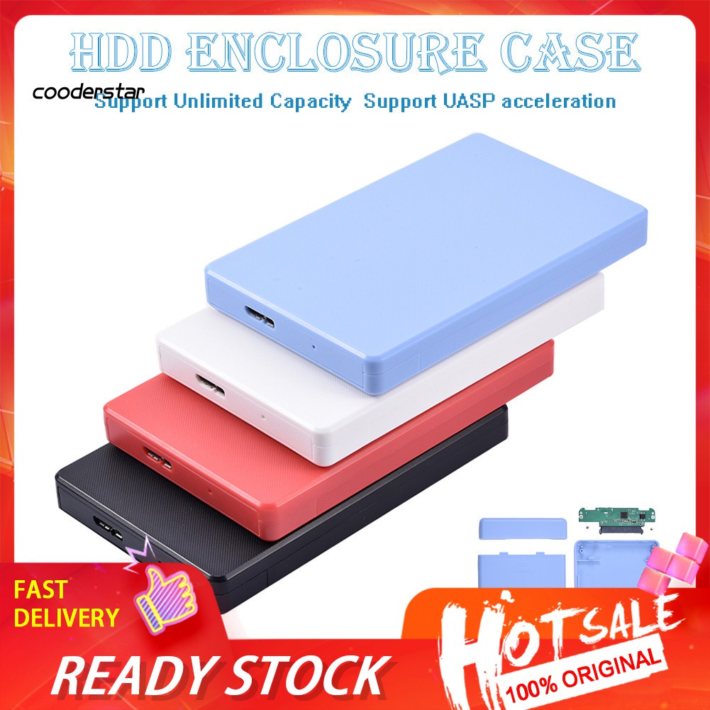 Hộp Đựng Ổ Cứng Ngoài Wdp Usb 3.0 5gbps 2.5inch Sata Hdd Ssd