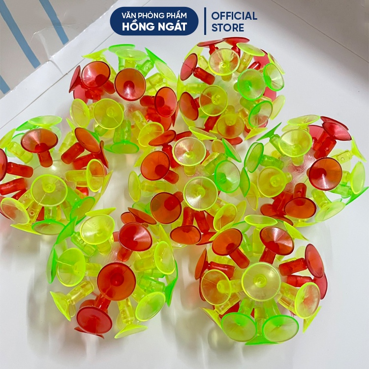 Bóng dính sticky ball, bóng ném dính bảng độ hít cực tốt giáo cụ dạy học tiếng anh cho giáo viên GC25
