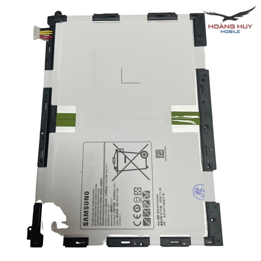 Pin Samsung Galaxy Tab A ,T550,T555,T555C,P550,P555C,P555 Tab A 9.7 BT550ABE Zin Nhập Khẩu Bảo Hành 6 Tháng