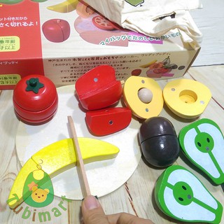 Bộ đồ chơi cắt hoa quả xuất Nhật - M152