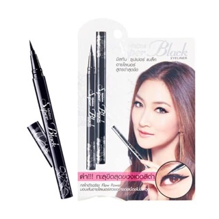 Bút Kẻ Mắt Dạ Mistine Super Black Eyeliner